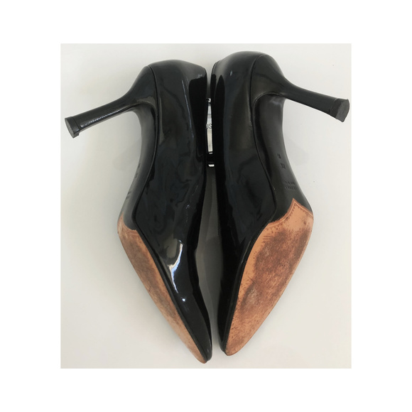 Vintage Yves Saint Laurent Patent Leather Pumps - Picture 7 of 8